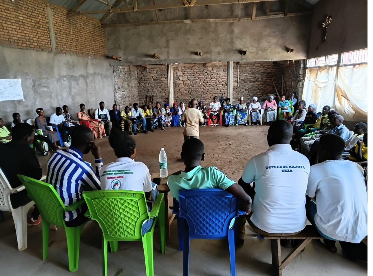 A community gathering in a learning circle