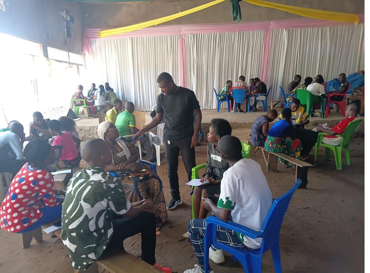 Young people learning together at Fount Hub
